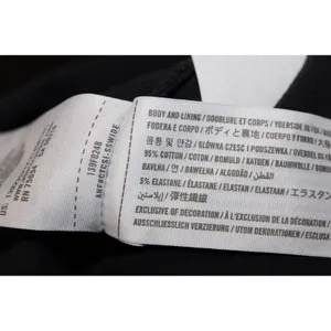 Womens Abercrombie & Fitch Black Sleeveless Square Neck Bodysuit Top Size Medium thumbnail 5