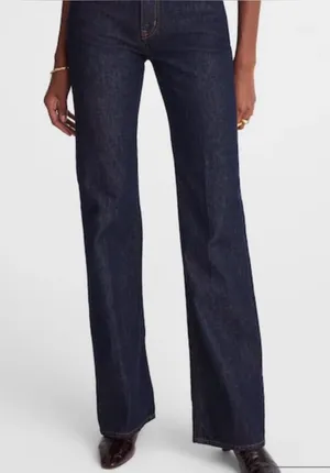 Madewell Women’s The Vintage Flare Jean NWT US 26 Petite Dark Wash Cotton thumbnail 1