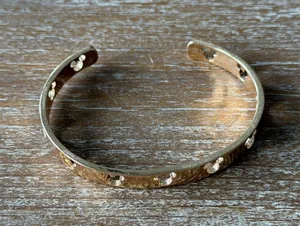 BaubleBar Gold Disney Cuff Bracelet thumbnail 1