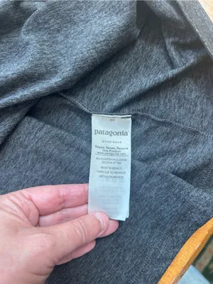 Patagonia Seabrook Bandha Dress Medium Forge‎ Grey Heather Knit Capsleeve 58731 thumbnail 10