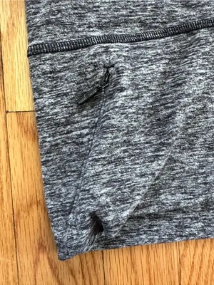 lululemon Ready to Rulu Fleece Pullover Heathered Black Size 6 thumbnail 4