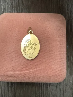 Silver-Tone Dove Pray For Us Pendant Necklace Charm Made In Italy thumbnail 3