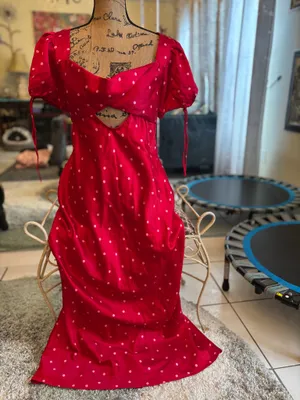 Beautiful maxi dress size 12 ❤️❤️ Red thumbnail 3