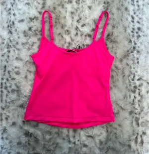 Danielle Guizio Neon Pink Tank Top thumbnail 4