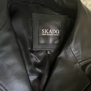 SKADO Women's Leather Blazer Black Size L thumbnail 5