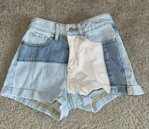 PacSun Patched Denim Shorts thumbnail 2