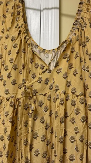Yellow Maxi Dress Size M thumbnail 2