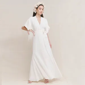 NWT Reformation Winslow Dress in Ivory Size Small thumbnail 6