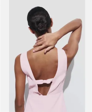 ZARA Pink Mini Dress thumbnail 2