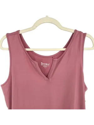 Pajamagram Pink Heart Dove Print Tank Top Pajama Pants Set Size Large NWT thumbnail 3