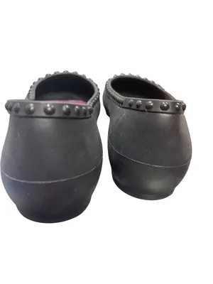 Crocs womans black rubber slip on casual shoes sz 6 SKU 10-102 thumbnail 7