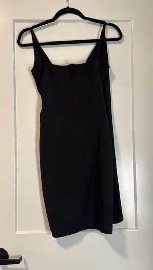 Black wrap dress thumbnail 1