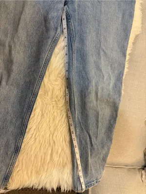 Abercrombie & Fitch The '80s Mom High Rise Jeans Light Washed Denim 27 Short thumbnail 8
