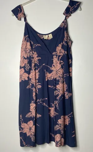 ROXY Floral Mini Dress Small thumbnail 1