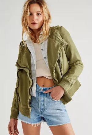 Free people Carmen Moto Jacket. thumbnail 1