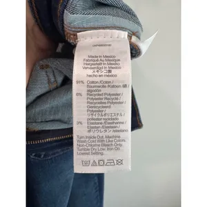 Madewell Emmett Wide-Leg Jeans Blue Patch Pocket High Rise Denim Size 33 Hemmed thumbnail 9