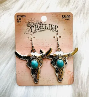 Western Earrings Silver thumbnail 2