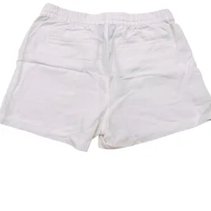 J Crew Point Sur Chambray Seaside Short in Linen Blend White Size Small NWT thumbnail 9