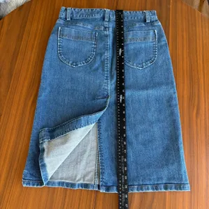 Vintage Gap Jeans Denim Midi Skirt Size 6 Y2K Mom Utility Fall Boho Revival Chic thumbnail 7