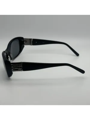 Vera Wang Black Rectangular Sunglasses thumbnail 5