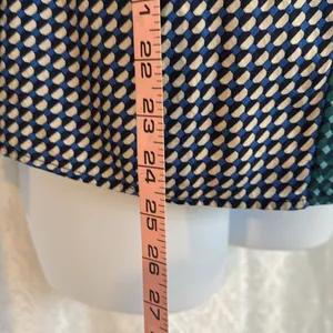 BODEN Green and Navy Printed Split thumbnail 4