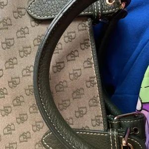 Dooney &‎ Bourke Green and Tan Handbag thumbnail 7