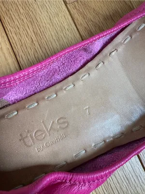 Tieks Fuchsia Pink Leather Ballet Flats Womens 7 thumbnail 6