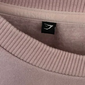 Gymshark Cropped Pullover Sweatshirt Pink thumbnail 4