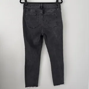 Free People Size (30) Woman's‎ Black Pant Distressed Skinny Jeans thumbnail 12