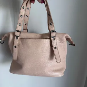 Lucky Brand Genuine Leather Bag With Silver Hardware Tan Beige thumbnail 12