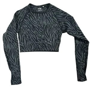 AYBL Evolve Camo Seamless LS Crop Top thumbnail 2