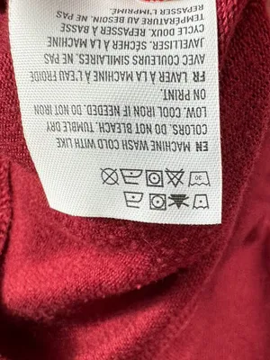 American Eagle Soft & Sexy Plush V-Neck Long Sleeve Tee‎ Red Size XS thumbnail 8