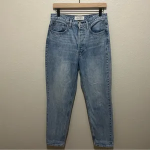 Aritzia Denim Forum The BF High Rise Loose Jeans 28L 28 Tomboy Organic Cotton thumbnail 2