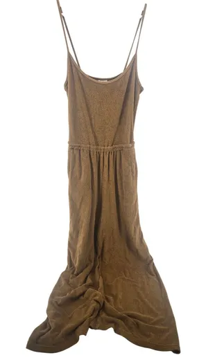 OFFLINE by‎ Aerie Jumpsuit Womens Small Brown Terry Cloth Wide Leg Sleeveless thumbnail 1