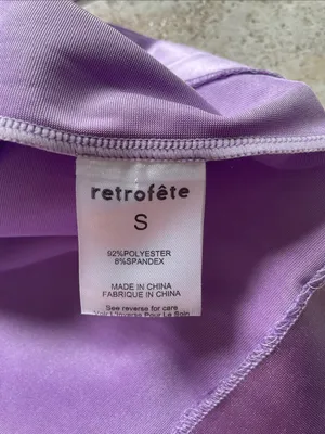 Retrofete Dehl Mini Satin Skirt Lilac thumbnail 17
