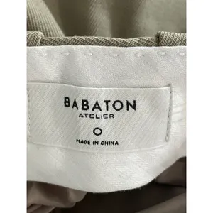 Aritzia Babaton Womens Beige Khaki Wool High Rise Wide Leg Trousers Pants Size 0 thumbnail 5
