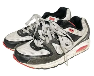 Nike Womens Size 9 Black White Air Max Command Athletic Running Shoes Sneakers‎ thumbnail 1