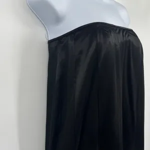 Vtg 90s Jessica McClintock Strapless Dress 4 Y2K Witchy Goth Glam Satin USA Hoco thumbnail 4