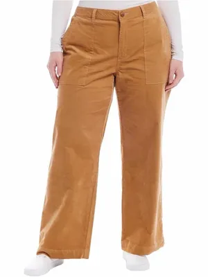 Weatherproof Vintage Wide Leg Stretch‎ Corduroy Pants Sz.8 NWT thumbnail 1