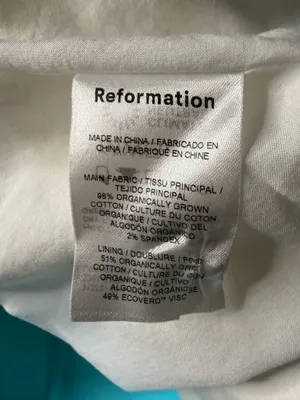 Reformation Isaac Midi Dress White Size 4 thumbnail 7