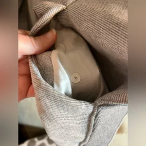 Lululemon Athletica Scuba Gray Zippered Fitted Hoodie 6 thumbnail 12