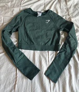 Green Gymshark Athletic Long Sleeve thumbnail 1