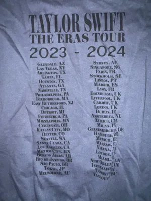 Taylor Swift Blue Crewneck Eras Tour thumbnail 5