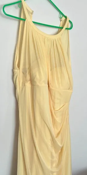 Davids Bridal‎ yellow maxi dress size 20 thumbnail 1