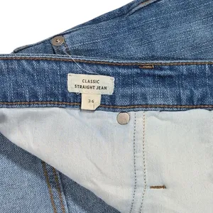 Madewell Blue Classic Straight Blue Cotton Stretch Jeans M3004 Womens 36‎ thumbnail 7