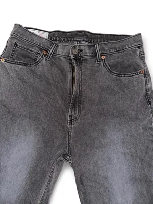 Gap Women's Black/Gray High-waisted Straight-leg Jeans thumbnail 3
