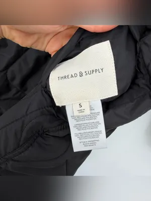 TREAD & SUPPLY Nixie Jacket Reversible Olive Green Black S thumbnail 7