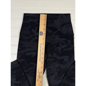 Lululemon Womens Black Camo High Rise Yoga Pants Athletic Stretch thumbnail 2