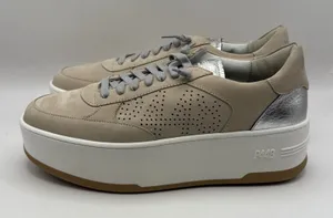 P448 Women's Empire Neutral Platform‎ Sneakers Lace Up EU 40 Streetwear Size 9.5 thumbnail 1