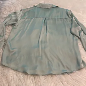 ZARA shirt with long sleeve silky feeling see all pictures brand new with tag thumbnail 10